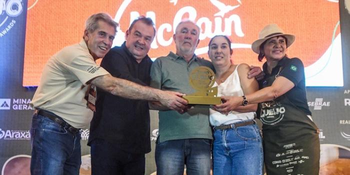 Queijo artesanal produzido em Alagoa, no Sul de Minas Gerais, ganhou a medalha Super Ouro (Seapa/ Divulgação)