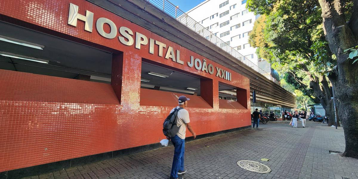 Paciente segue internada no Hospital João XXIII (Maurício Vieira/Hoje em Dia)