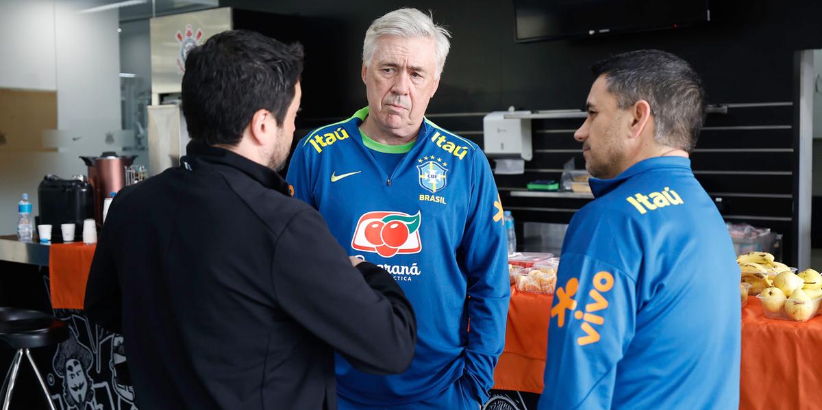 Ancelotti e staff da Seleção Brasileira vão ao EUA para acompanhar a reta final do Mundial de Clubes (Rafael Ribeiro I CBF)