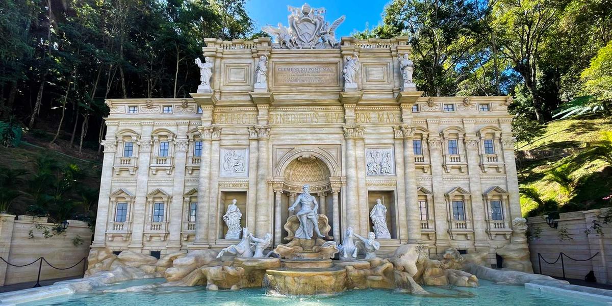 Fontana do Trevi: réplica que homenageia a imigração italiana e rende belas fotos (Gerson Cordeiro / divulgação)