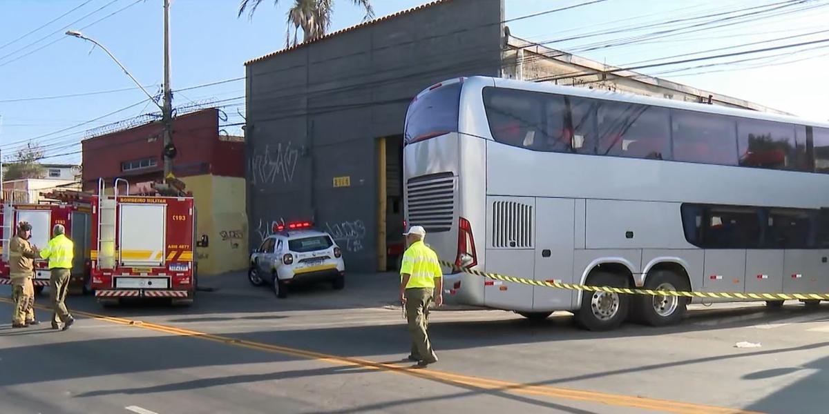 Acidente aconteceu nesta manhã (02). (TV Globo Minas)