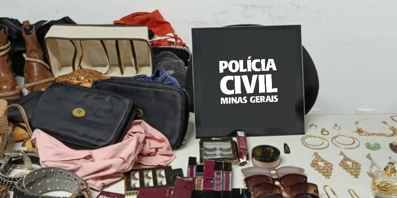 Material foi localizado na casa da suspeita. (Divulgação / PCMG)