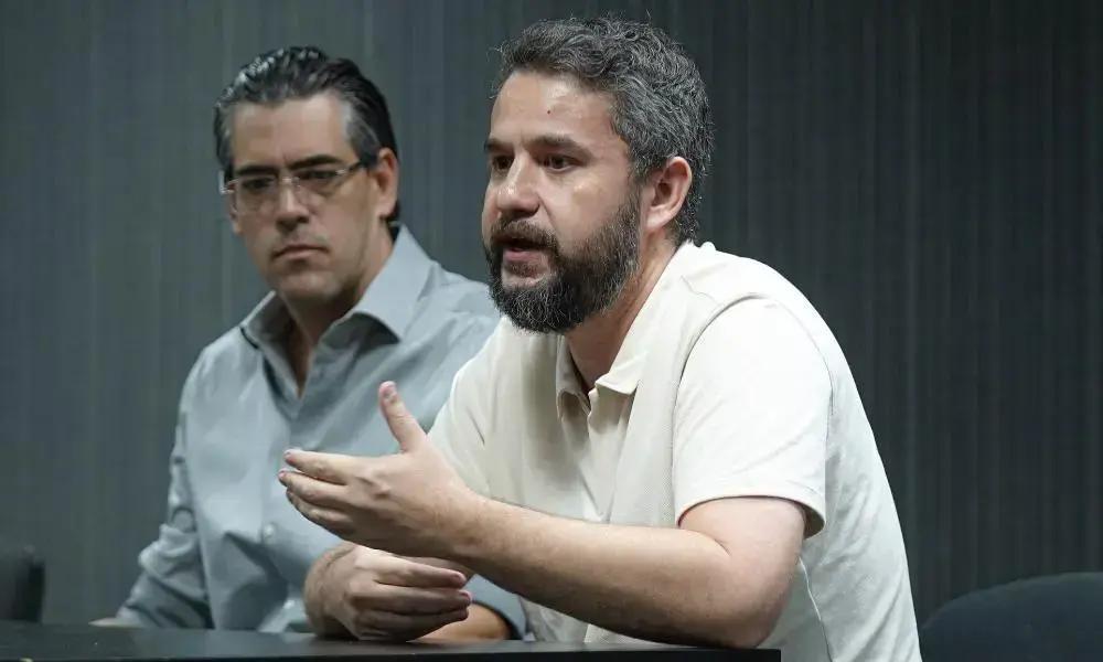 Paulo Bracks e Rodrigo Weber (Divulgação: Atlético)