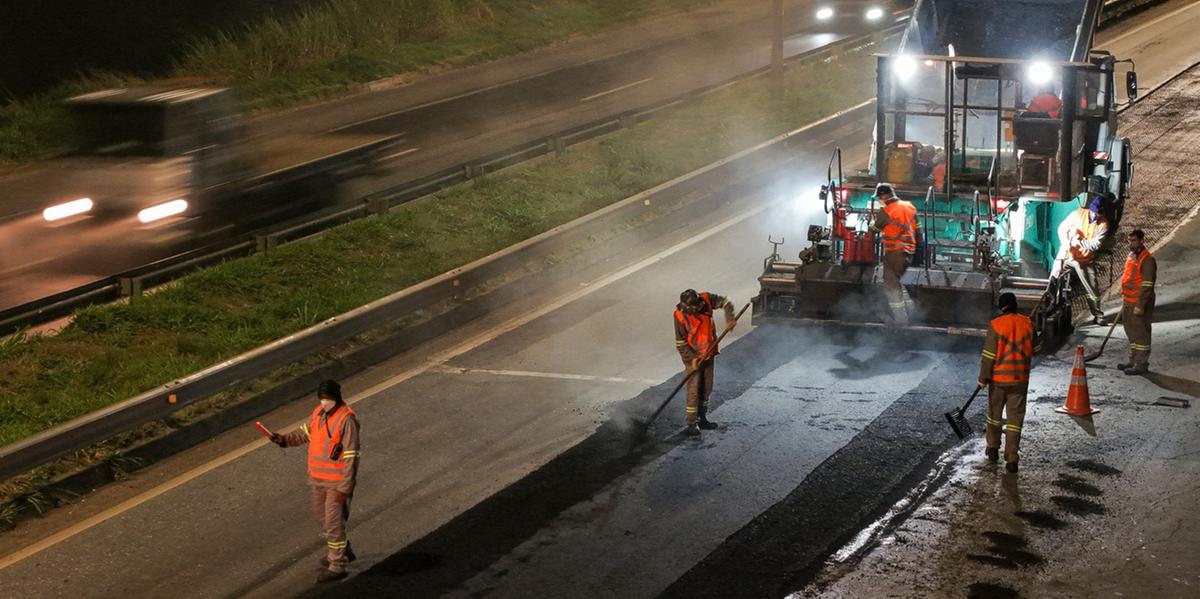 Trecho em obras da BR-040 recebe recapeamento e reparos em diferentes pontos entre Minas Gerais e Goiás (Via Cristais)