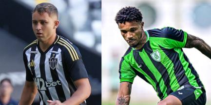 Atlético e América entram em campo pelo Brasileirão sub-20 (Montagem / Foto: Daniela Veiga - Atlético / Mourão Panda - América)