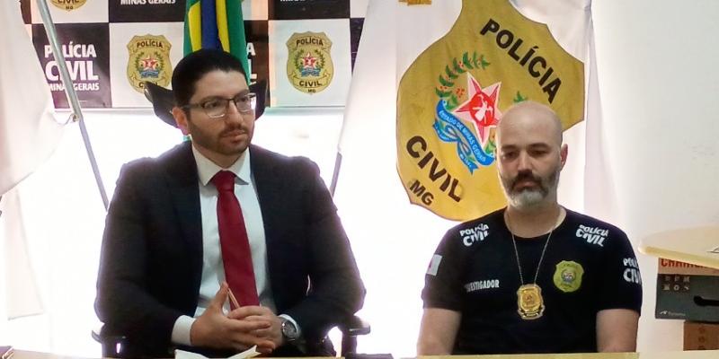 Mãe foi morta por asfixia e teve o corpo parcialmente queimado; filha da vítima está presa e foi indiciada por latrocínio e fraude. (Divulgação/PCMG)