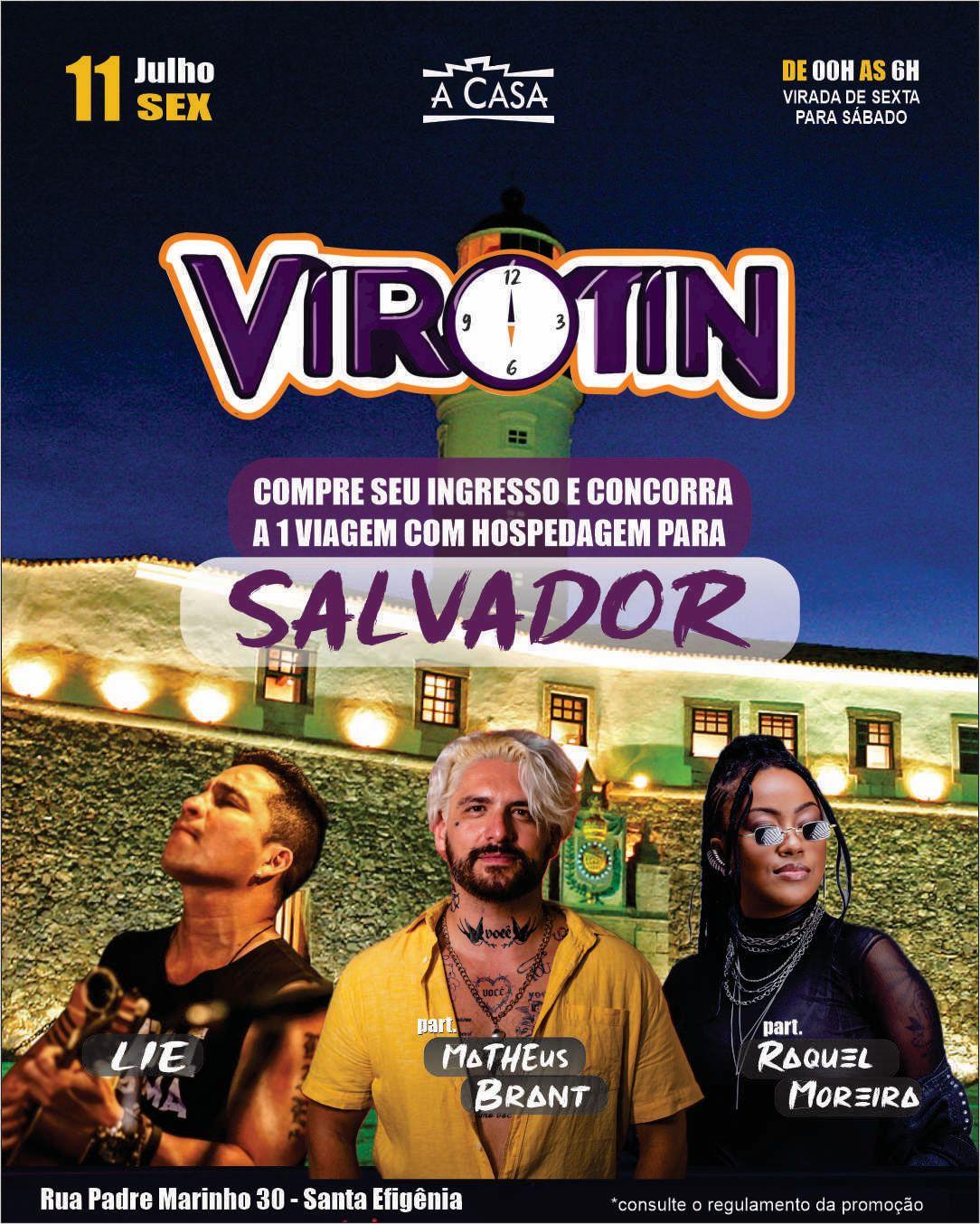 Evento promove participação em sorteio de viagem para Salvador na compra de ingresso (Divulgação)