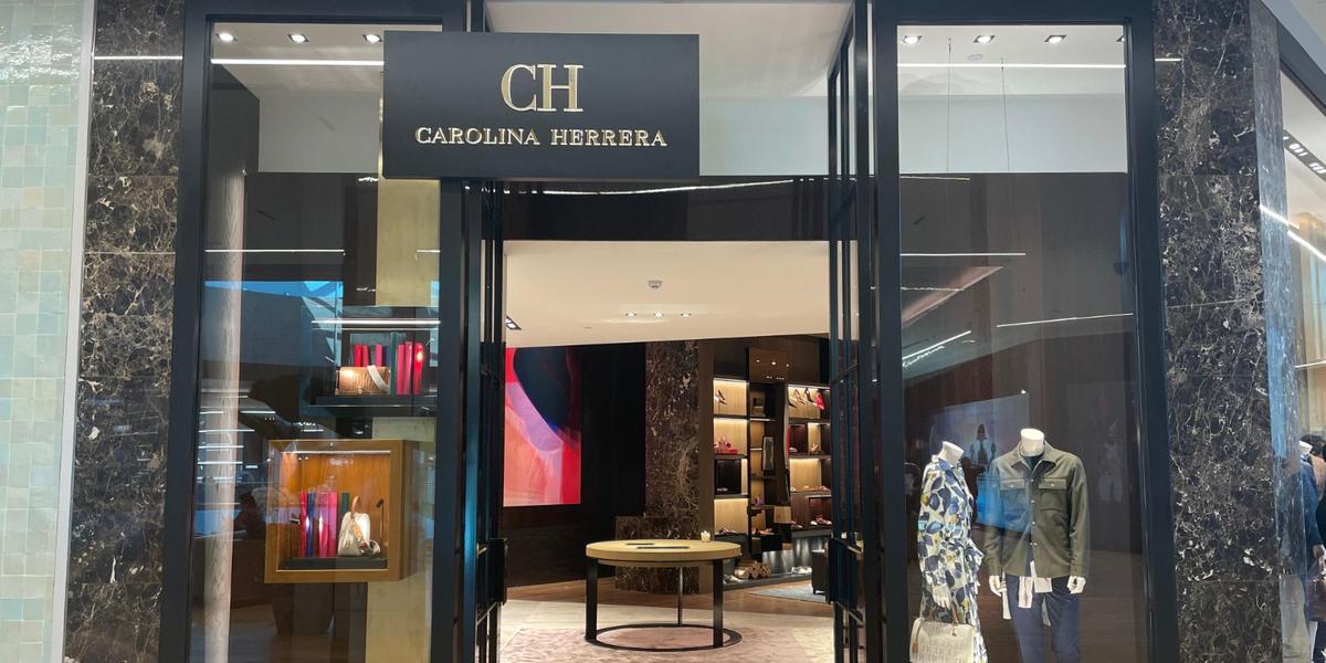 Boutique ficará no recém-inaugurado quarto piso do shopping (H Carolina Herrera/DiamondMall - Divulgação)