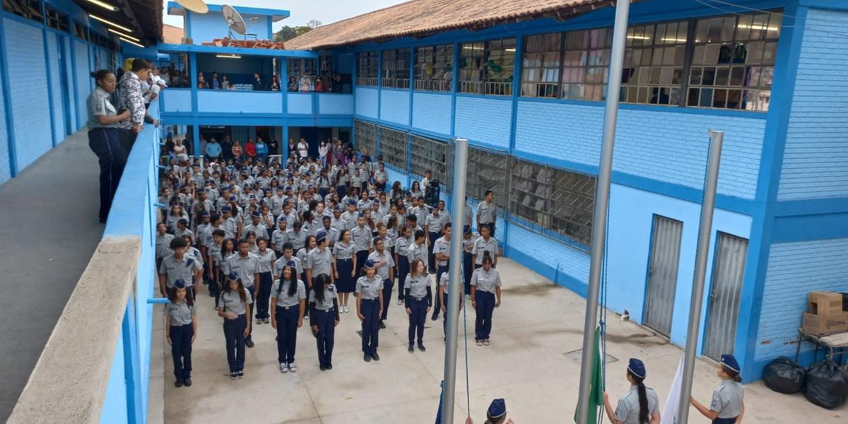 Programa das Escolas Cívico-Militares no Estado. (Divulgaçâo /Agência Minas)
