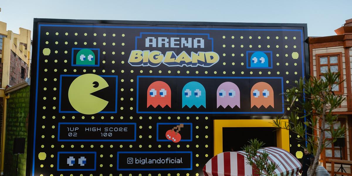 Arena Big Land ocupa 400 m² e oferece sete atrações inspiradas em fliperamas e games retrô no Alpen Park, na Serra Gaúcha (Gustavo Merolli)