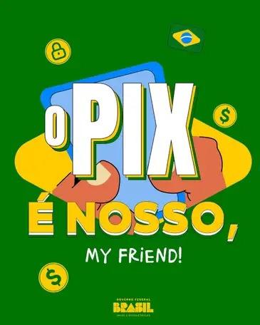 Arte postada pelo governo federal (GovBR/Divulgação)