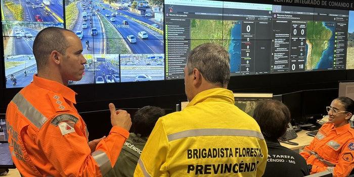 Ao todo, 174 bombeiros militares e 132 brigadistas participam das ações para atuarem nas Unidades de Conservação do (UCs) em Minas (CBMMG / Divulgação)