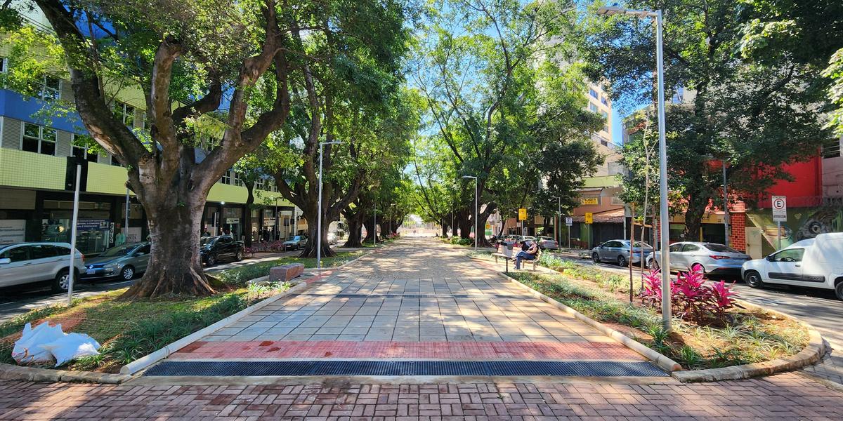 Tapumes foram retirados da avenida Bernardo Monteiro, que se prepara para reabrir ao público após mais de um ano de obras na região hospitalar de BH (Maurício Vieira/Hoje em Dia)