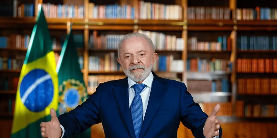 Em pronunciamento, Lula diz que tarifaço é "chantagem inaceitável" (Divulgação/PR)