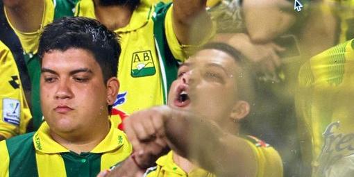 Torcedor colombiano foi preso após o duelo entre Atlético e Bucaramanga (Reprodução/ Atlético)