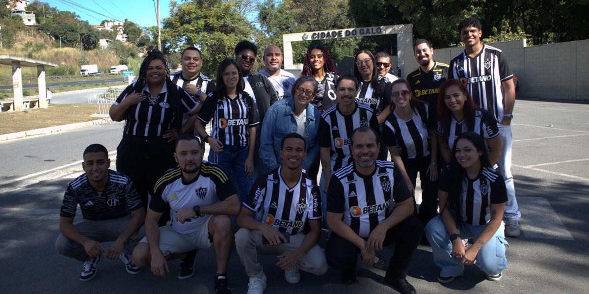 Atlético recebe colaboradores na Cidade do Galo (Multimarcas/Divulgação)