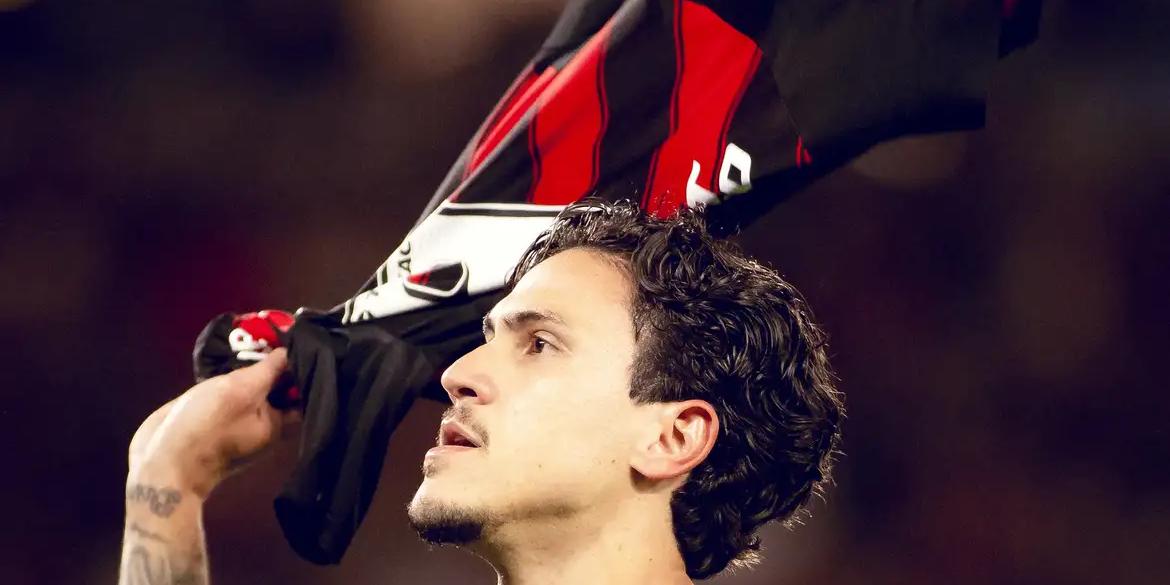 Pedro marcou o gol da vitória contra o Fluminense (Adriano Fontes/Flamengo)