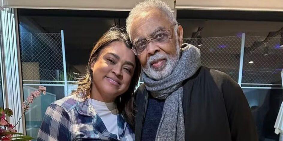 Preta e Gilberto Gil (Redes sociais/Reprodução)