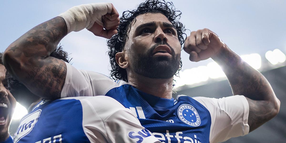 Artilheiro entra pra seleto grupo de jogadores no Campeonato Brasileiro (Foto: Gustavo Aleixo/Cruzeiro)