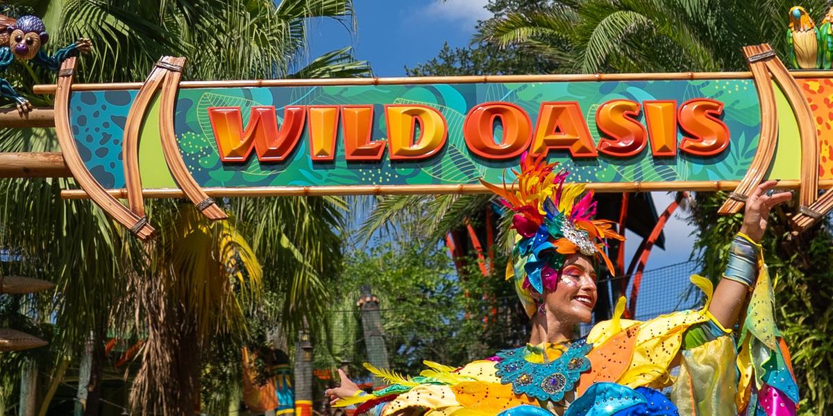 Agora aberto a todos os visitantes, o Wild Oasis convida os exploradores a mergulhar nos sons e paisagens da floresta tropical, com atividades que destacam seus diversos elementos (Divulgação)