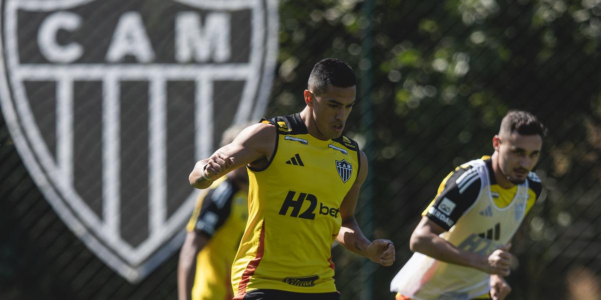 Atacante do Galo se recuperou e ficará à disposição do técnico Cuca (Foto: Pedro Souza / Atlético)
