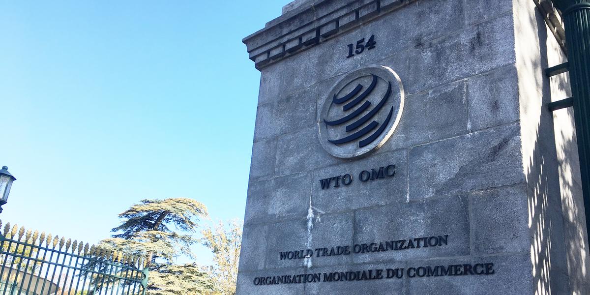 Documento enviado à OMC é um pedido de consultas aos EUA, instrumento instituído com o propósito de viabilizar, às partes, uma solução negociada para a disputa antes do eventual estabelecimento de um painel (WTO / Divulgação)