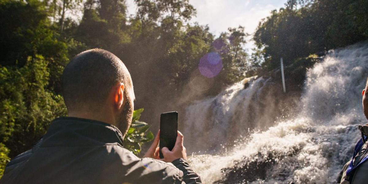 Circuito São João permite contato direto com a Mata Atlântica, pontos históricos e áreas para banho em meio à natureza (Urbia Cataratas)