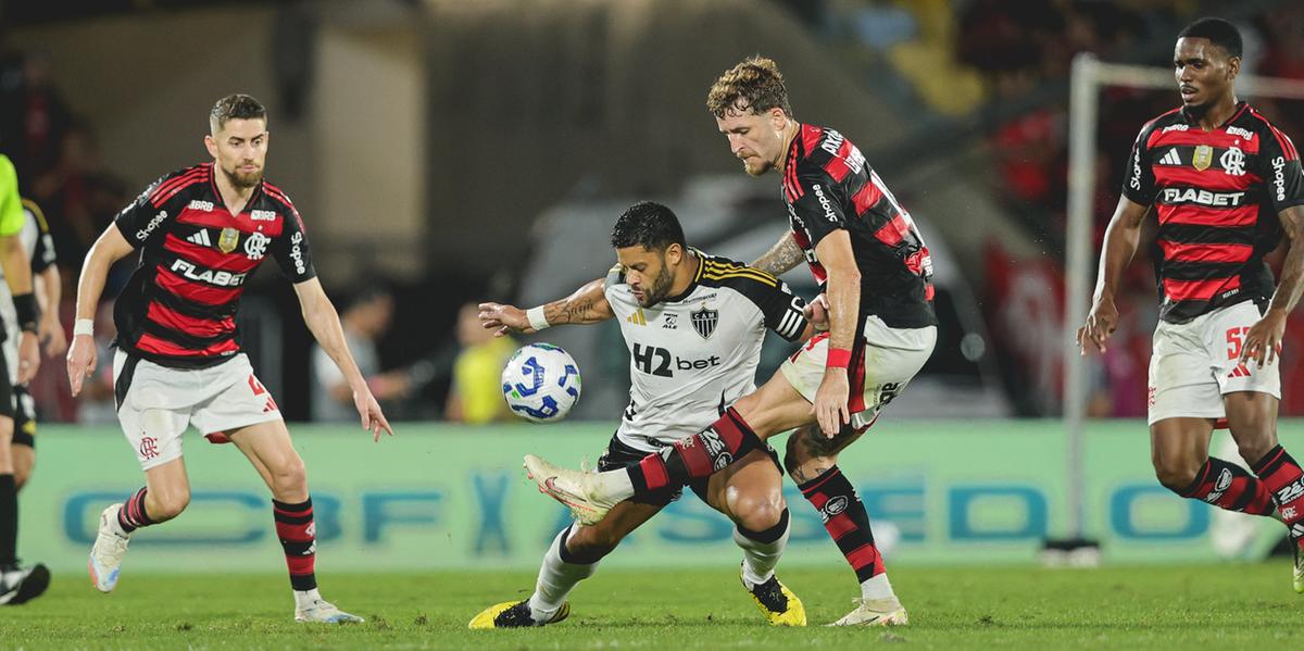 Galo busca quebrar tabu contra o Flamengo no Maracanã (Foto: Pedro Souza / Atlético)