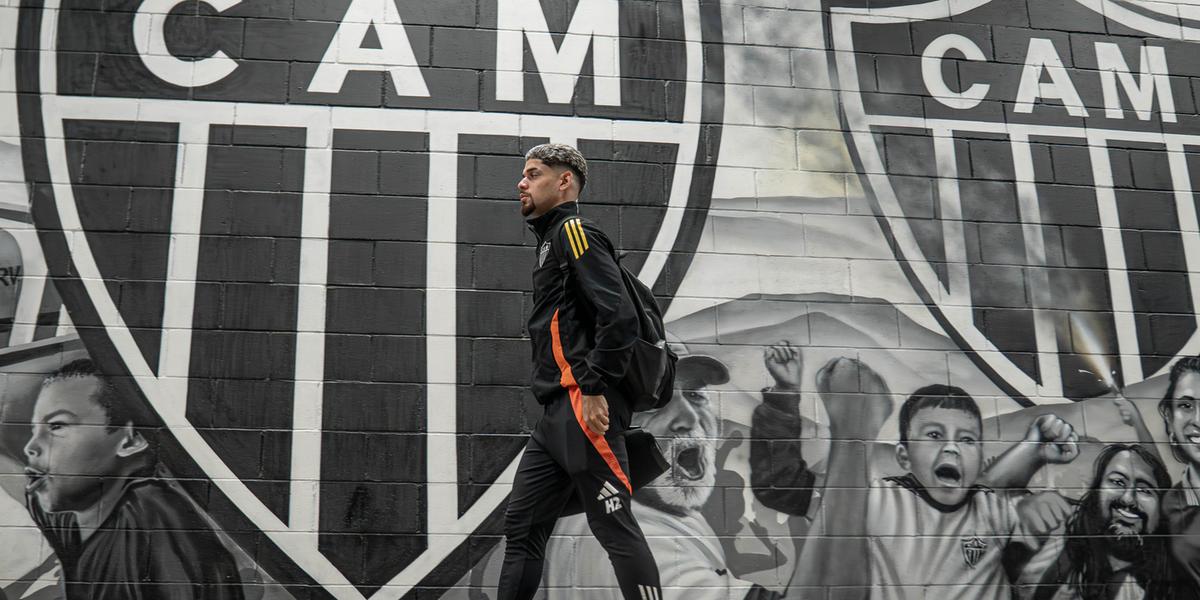 Jogador deixou um recado para a torcida atleticana (Foto: Pedro Souza / Atlético)