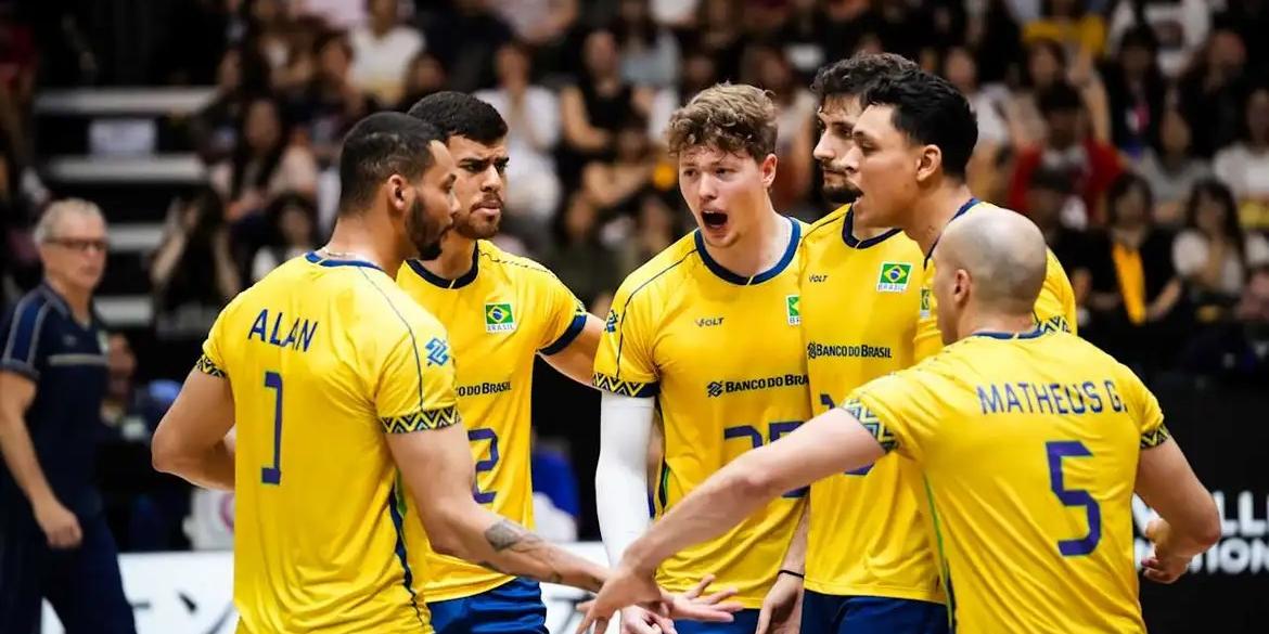 Seleção Brasileira conquista o bronze na Liga das Nações (Divulgação/Volleyball World)