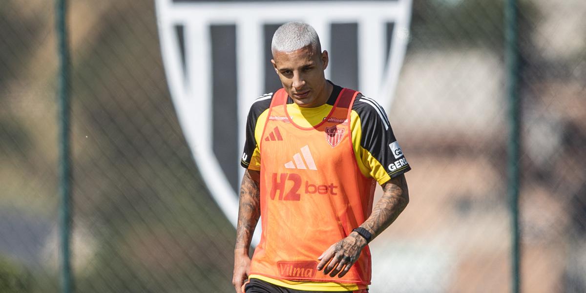 Sondado da Rússia, Arana pode deixar o Galo nesta temporada (Pedro Souza / Atlético)