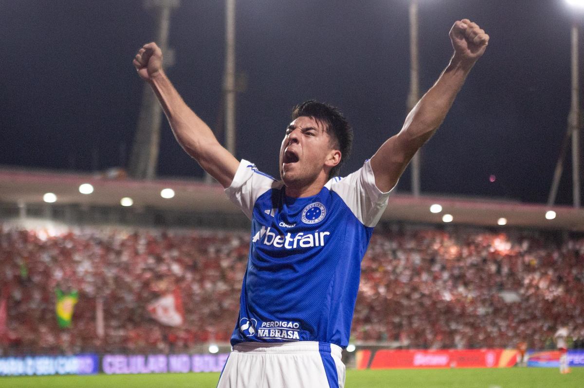 Villalba marcou o primeiro do Cruzeiro na partida (Foto: Rafael Vieira/Cruzeiro)