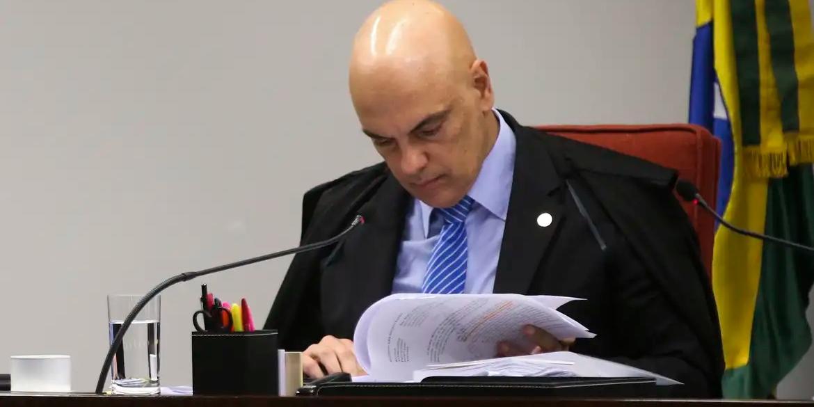 Durante discurso de abertura, Moraes ressaltou que a Constituição Federal garantiu o fortalecimento das instituições após o “período sombrio da ditadura militar (Antonio Cruz/Agência Brasil)