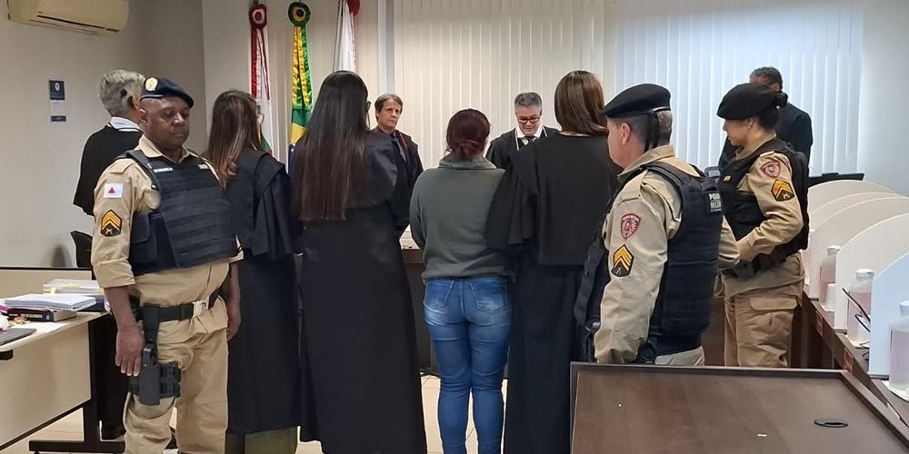 Mulher foi condenada por matar o companheiro e concretar o corpo debaixo da cama do casal, em BH. Crime ocorreu em 2022. (Joubert Oliveira/TJMG)