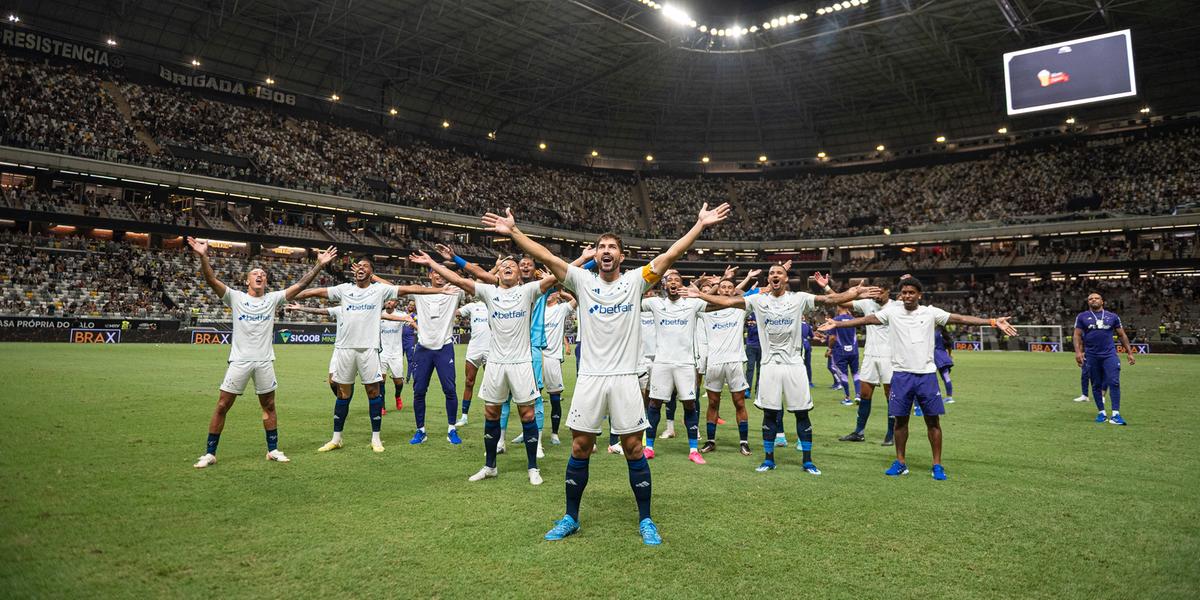 Cruzeiro tem retrospecto positivo enfrentado o Atlético na Arena MRV (Gustavo Aleixo/Cruzeiro)