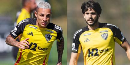 Arana e Igor Rabello são os únicos atletas que estiveram no elenco em última derrota para times argentinos (Montagem / Foto: Pedro Souza / Atlético)