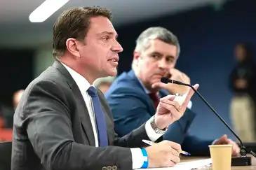 Alexandre Ramagem participa de interrogatório dos réus da trama golpista no STF (Fellipe Sampaio/STF)