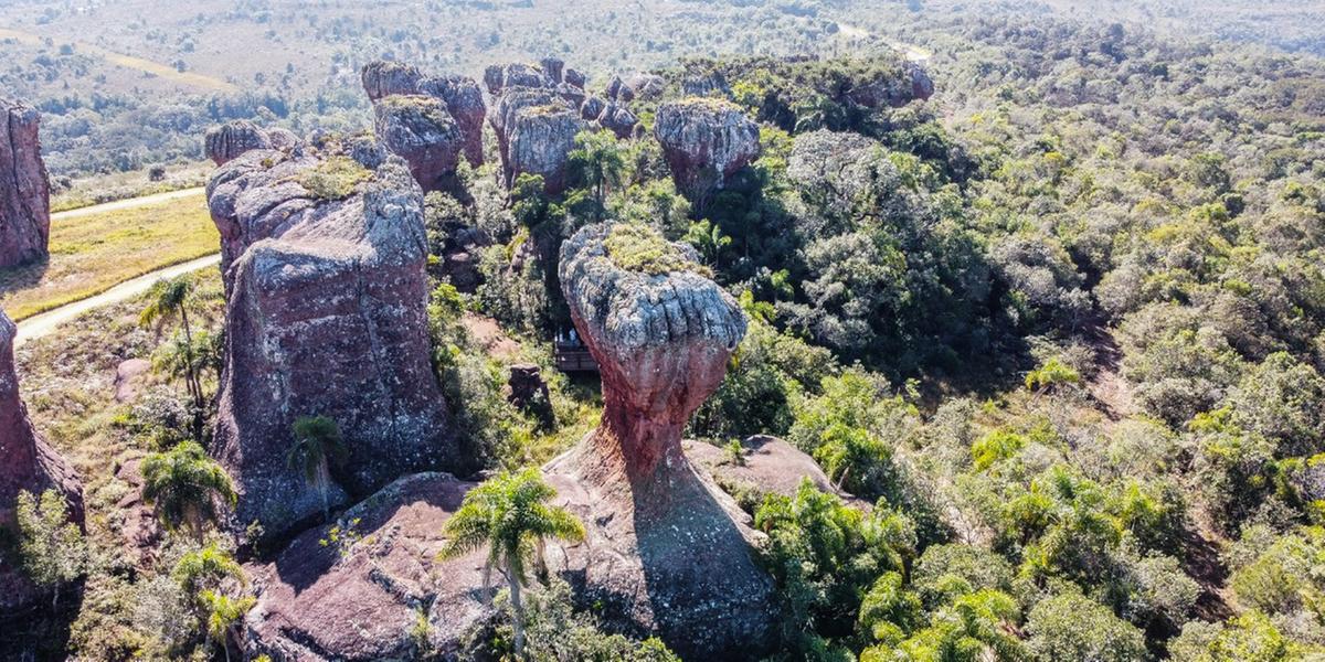 Formações rochosas do Parque Estadual de Vila Velha, que recebeu pelo segundo ano consecutivo o prêmio Traveler's Choice do Tripadvisor (Divulgação)
