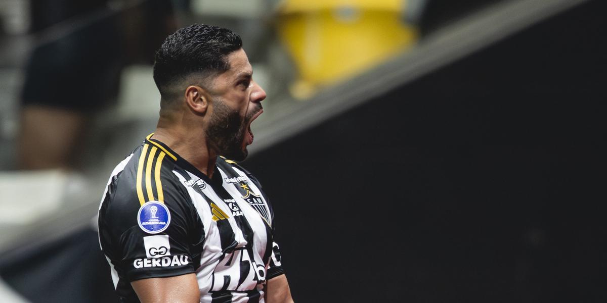 Hulk vira o maior artilheiro da Arena MRV (Pedro Souza)
