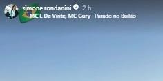 Simone Rondanini publicou imagem com referências brasileiras no Instagram (Reprodução/ Redes Sociais)