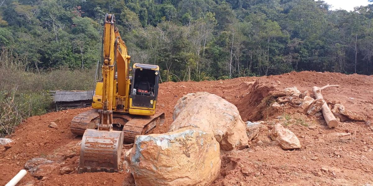 Polícia Militar Ambiental e Ibama realizam ações contra desmatamento, garimpo ilegal e degradação ambiental (Divulgação / Polícia Militar de Meio Ambiente)