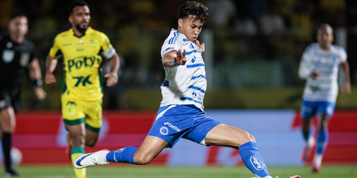 Atacante marcou mais um gol e se mantém como artilheiro da competição (Foto: Rapha Marques/Cruzeiro)