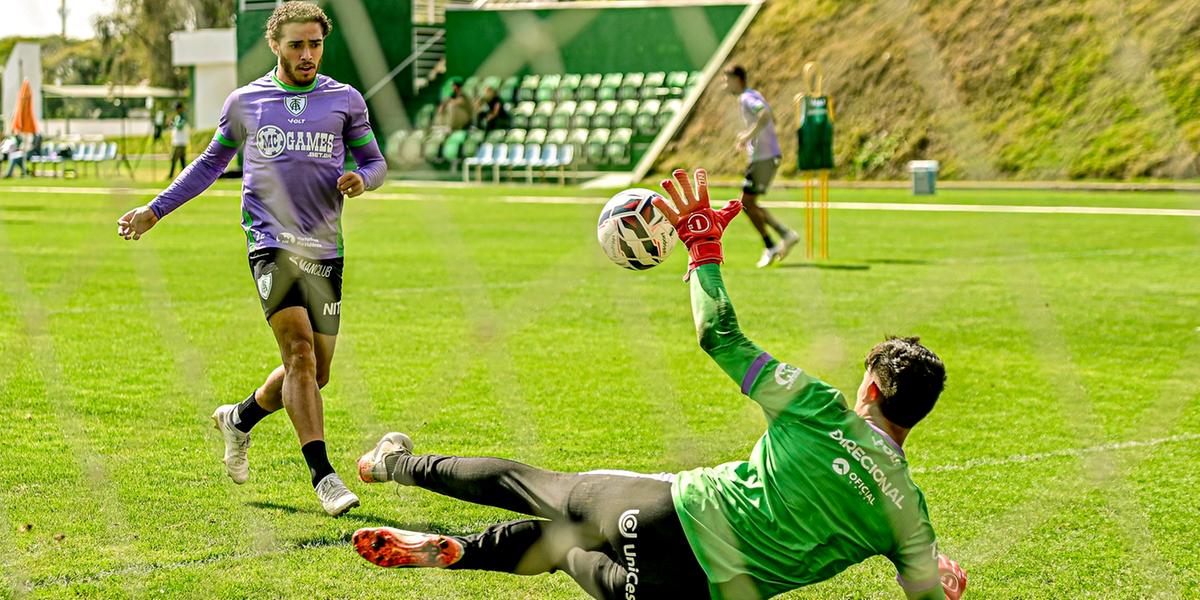 América trabalha para reencontrar o caminho das vitórias na série B (Mourão Panda / América)