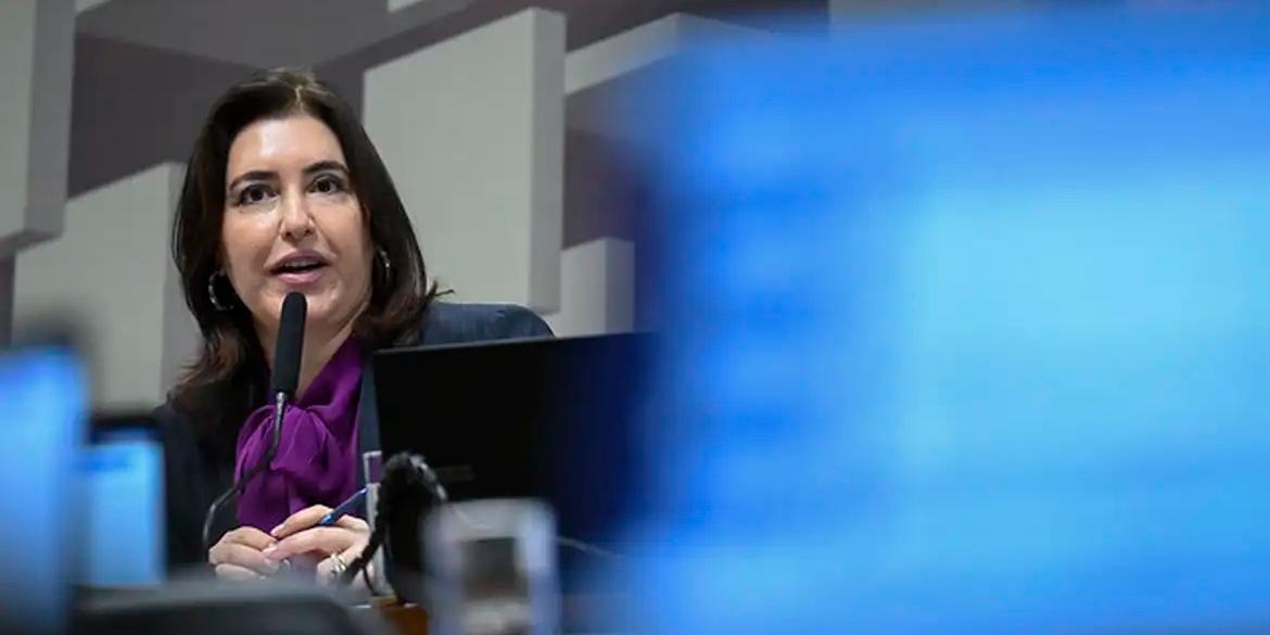 Comissão de Assuntos Econômicos (CAE) promove audiência pública interativa, com a ministra do Planejamento e Orçamento, para que sejam prestadas informações sobre a avaliação da Pasta quanto à eficiência dos subsídios tributários, financeiros e creditícios concedidos pela União; e o cumprimento do disposto no Art. 4º da Emenda Constitucional nº 109, de 2021, que determina ao Governo a apresentação de plano de redução gradual de incentivos e benefícios federais de natureza tributária, até o nível de 2% do PIB (Andressa Anholete/Agência Senado)