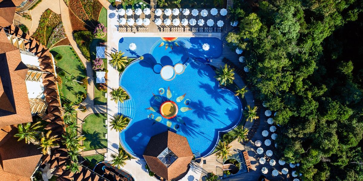 Com estações temáticas e recreação para todas as idades, resort oferece experiência internacional sem sair do Brasil (Divulgação)