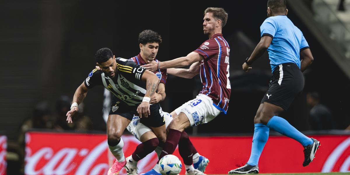 Atacante do Galo fez o gol da vitória diante do Godoy na Arena MRV (Foto: Pedro Souza / Atlético)