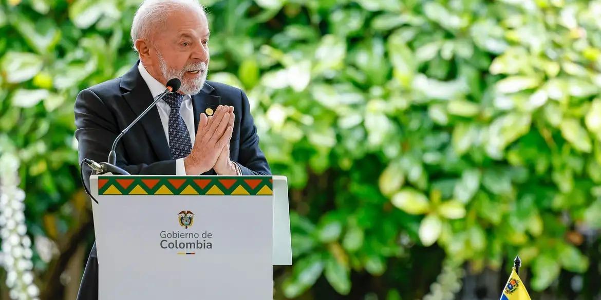 Lula busca o engajamento dos países amazônicos para a 30ª Conferência das Nações Unidas sobre as Mudanças Climáticas (COP30) e apoio ao Fundo Florestas Tropicais para Sempre, que será lançado durante o evento em novembro, em Belém (PA) (Ricardo Stuckert/PR)