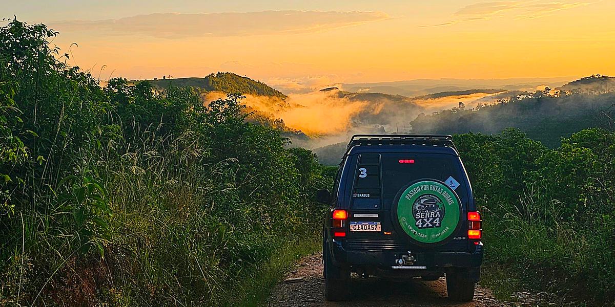 O Alto da Serra em Serra Negra é um mirante a 1.310 metros de altitude que revela paisagens da Mantiqueira (Gerson Cordeiro Videograph)