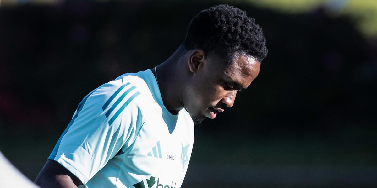 Reforço celeste treinou normalmente e pode enfrentar o Atlético nesta quarta-feira (Foto: Gustavo Aleixo/Cruzeiro)