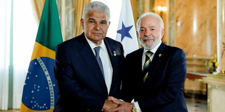 Lula recebe presidente do Panamá e busca avanço em negociações de acordos de comércio (Ricardo Stuckert/PR)